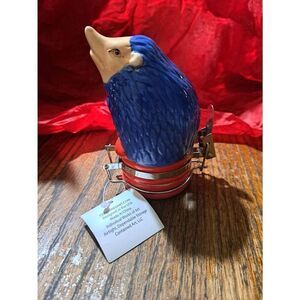 New Contained Art Hedgehog Air Tight Container Unique 420 Art Glass Stash Box